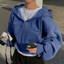 Navy Luxe Hoodie – Thermal Comfort & Sophisticated Style